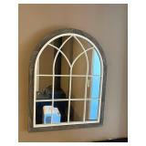 Arched Window Frame Wall Mirror - Retail: $75