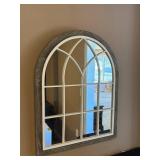 Arched Window Frame Wall Mirror - Retail: $75