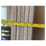 Large Weathered White Wall Mirror - Retail: $125