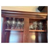 Clear Glass Wine Goblets Set - Retail: $25
