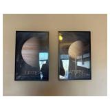 Jupiter and Saturn Space Exploration Poster Set - Retail: $75