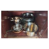 Stainless Steel Cookware Set with Colander - Retail: $75