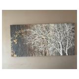 Winter Trees Canvas Wall Art - Retail: $75