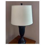 Traditional Table Lamp with White Shade - Retail: $35