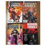 Captain America, Punisher, Human Target, No Sleeves