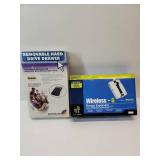 StarTech Hard Drive Drawer & Linksys WRE54G Bundle