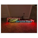 Miller Genuine Draft Neon Beer Sign