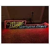 Miller Genuine Draft Neon Beer Sign