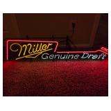 Miller Genuine Draft Neon Beer Sign