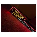 Miller Genuine Draft Neon Beer Sign