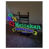 Heineken Mardi Gras Neon Sign