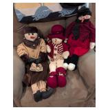 Holiday Snowman Family Plush Set