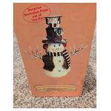Fiber Optic Pop-Up Snowman with Animated Hat