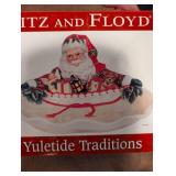 Big Fitz & Floyd Yuletide Traditions Santa Server