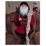 Santa Claus Figure with Personalized Name List