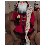 Santa Claus Figure with Personalized Name List