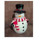 Heartfelt Kitchen Creations Snowman Cookie Jar