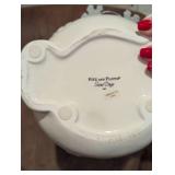 Fitz and Floyd Snow Days Snowman Cookie Jar