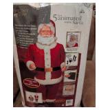 5 Foot Animated Singing Santa with Microphone