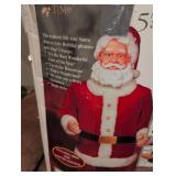 5 Foot Animated Singing Santa with Microphone