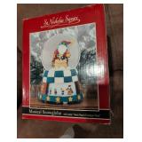 St. Nicholas Square Musical Santa Snow Globe