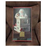 Santa Workbench Cookie Jar Box