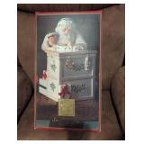 Santa Workbench Cookie Jar Box