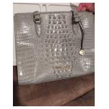 Brahmin Melbourne Handbag in Pearl Gray