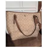 Coach Signature Canvas Tote Bag