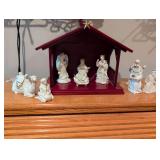 San Fransisco Music Co. Adams Hart Collection Musical Nativity Set