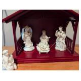 San Fransisco Music Co. Adams Hart Collection Musical Nativity Set