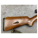 Rifle, Mossberg Model 351CA .22 Cal with Weaver scope and shoulder sling