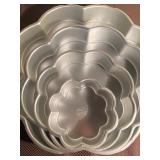 Cake Pans - Flower Petal, Largest is 15"