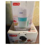 Dash Ice Cream and Waffle Bowl Maker - Both are New in Box