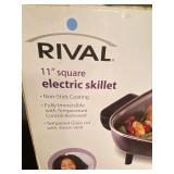 Rival 11" Square Electric Skillet, New in Box