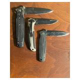 Pocket Knives, (3) Gerbers