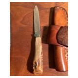 1987 Eldon Courtney and Taylor 440 Pocket Knives in Sheathes