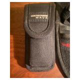 Leatherman Multi-Tool and 1995 Hibben Throwing Knives in Cases