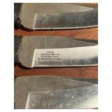 Leatherman Multi-Tool and 1995 Hibben Throwing Knives in Cases