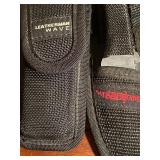 Leatherman Multi-Tool and 1995 Hibben Throwing Knives in Cases