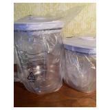 Vacuum Canisters, 3 Piece Storage Set, New