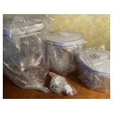 Vacuum Canisters, 3 Piece Storage Set, New