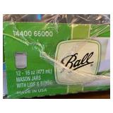 Canning Jars, 12 Pint Jars w/ Lids and Bands, New Package