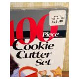 Farberware 100 Piece Cookie Cutter Set, New, Bag inside is Sealed