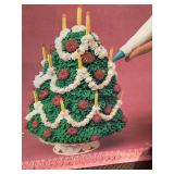 Wilton Holiday Pan, 3-D Tree w/ Instruction Book