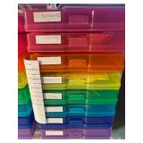 Plastic Totes Filled w/ Seeds