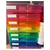 Plastic Totes Filled w/ Seeds