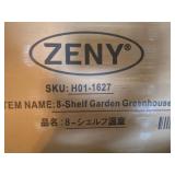 Zeny 8 - Shelf Garden Greenhouse, SKU # H01-1627, New in Box