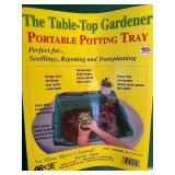 Table-Top Gardener, Portable Potting Tray, New