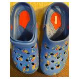 KU Fan Clogs, Size 7, New